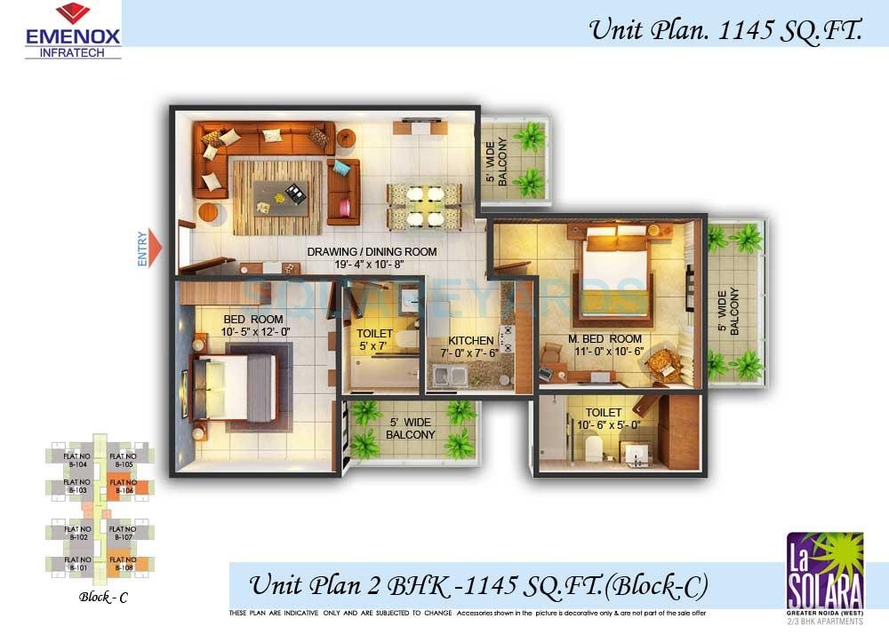 Emenox La Solara — floor plan 1