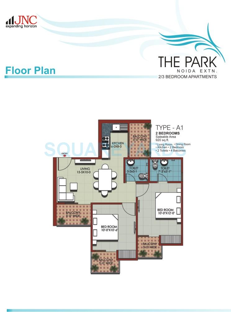 JNC The Park — floor plan 1