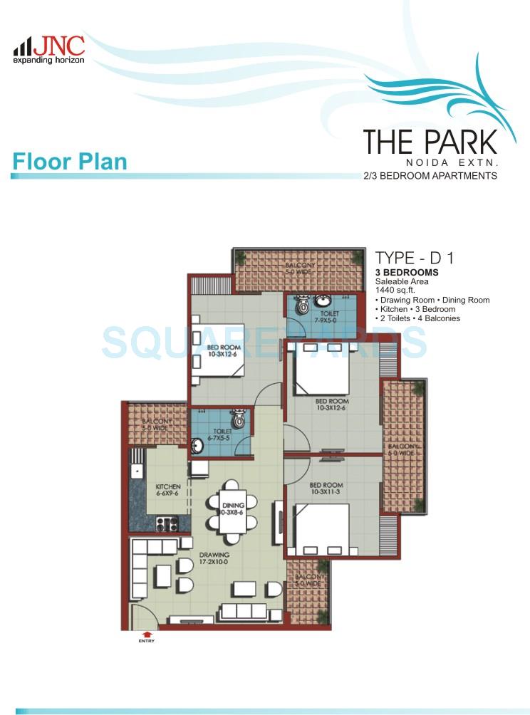 JNC The Park — floor plan 6