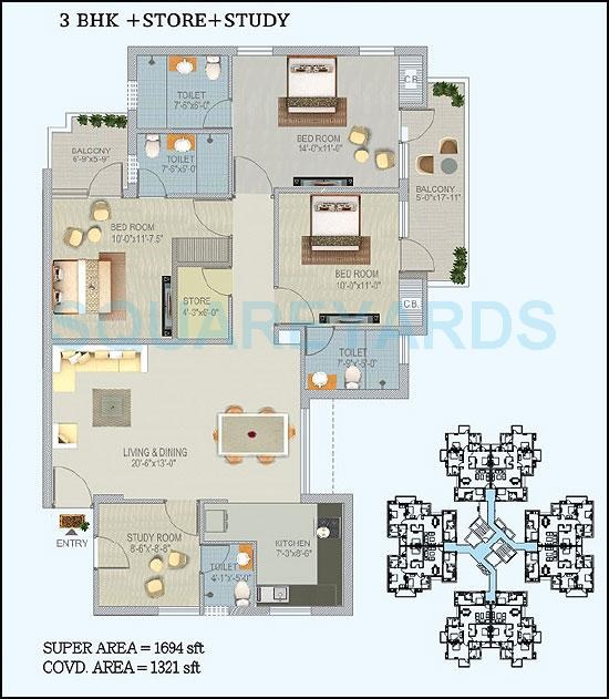 Stellar Jeevan — floor plan 3