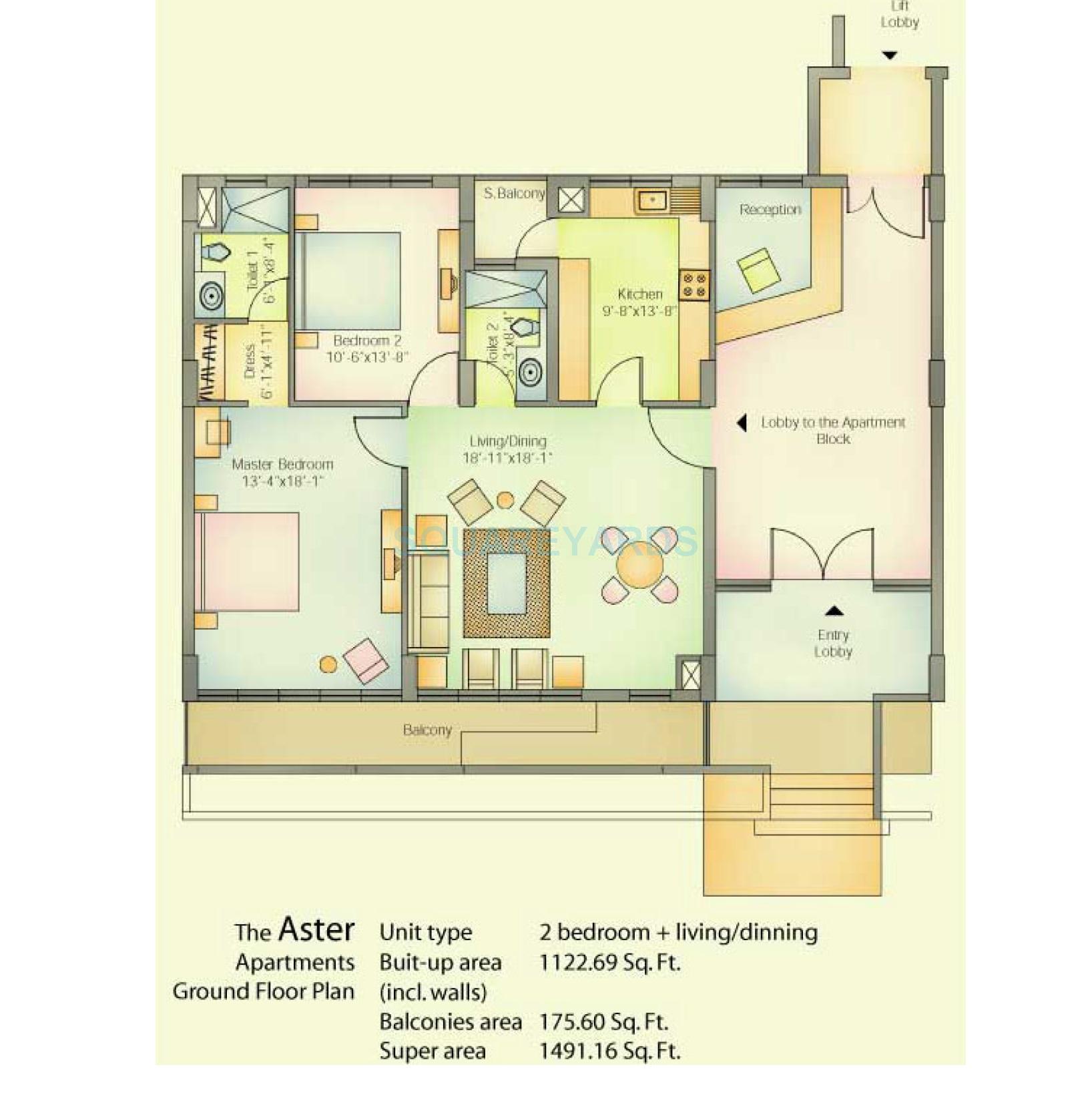 Vatika City — floor plan 1