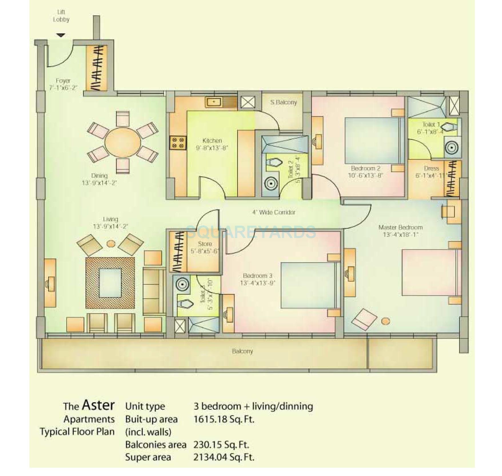 Vatika City — floor plan 3