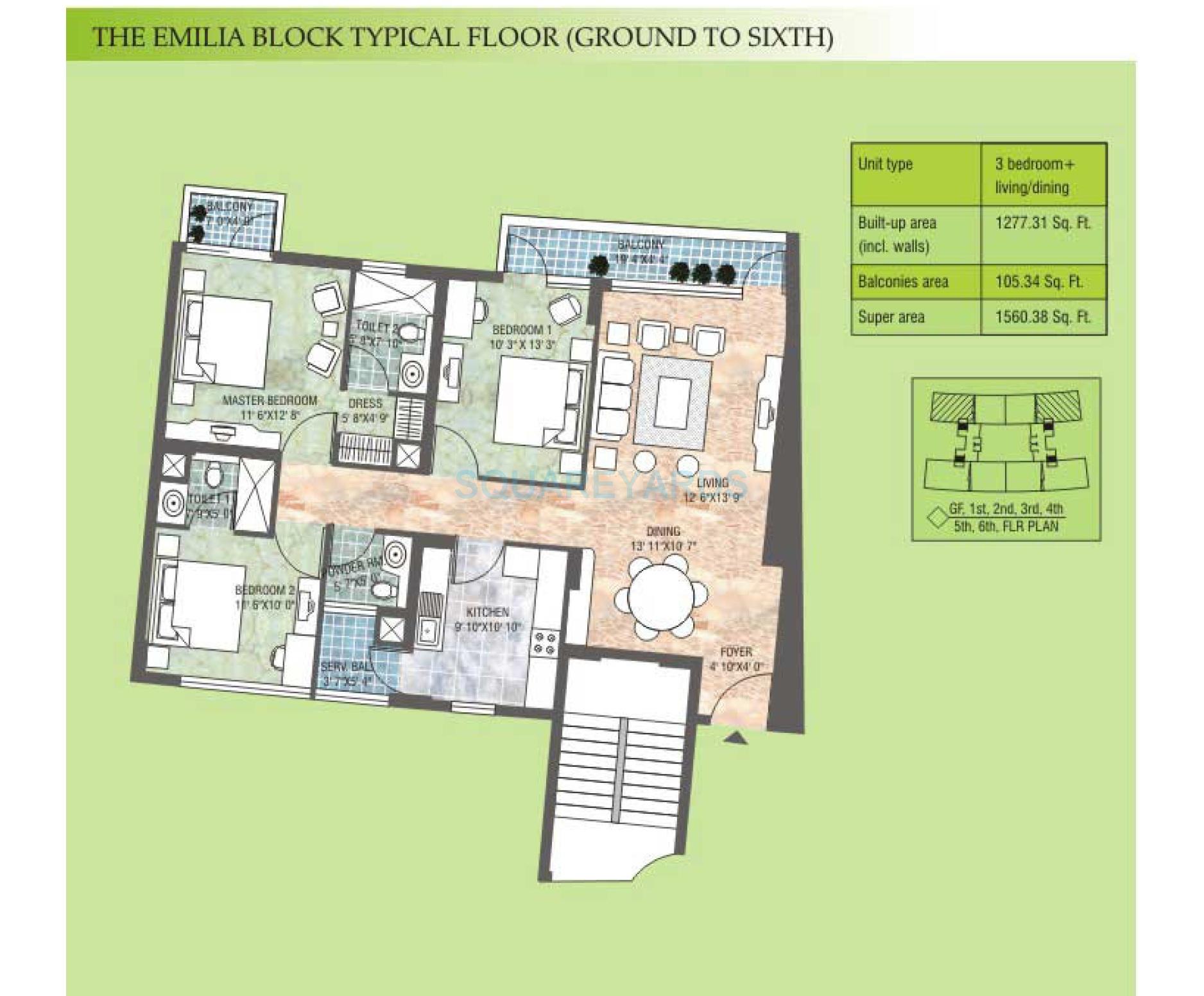 Vatika City — floor plan 6