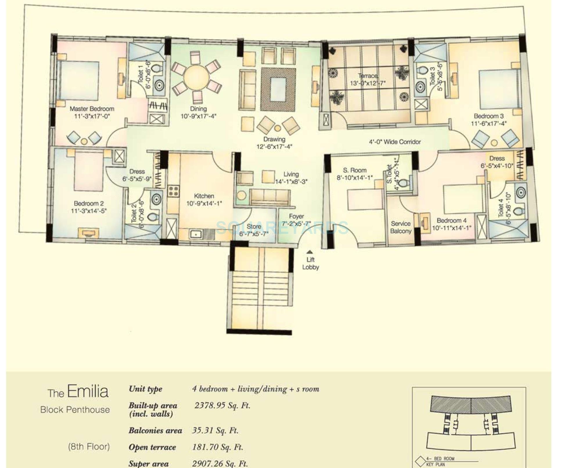 Vatika City — floor plan 17