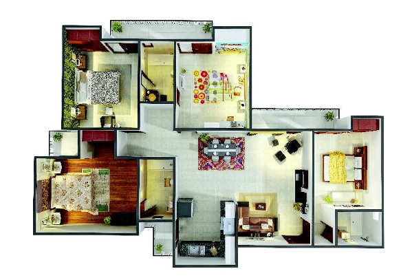 Gaur City 4th Avenue — floor plan 3