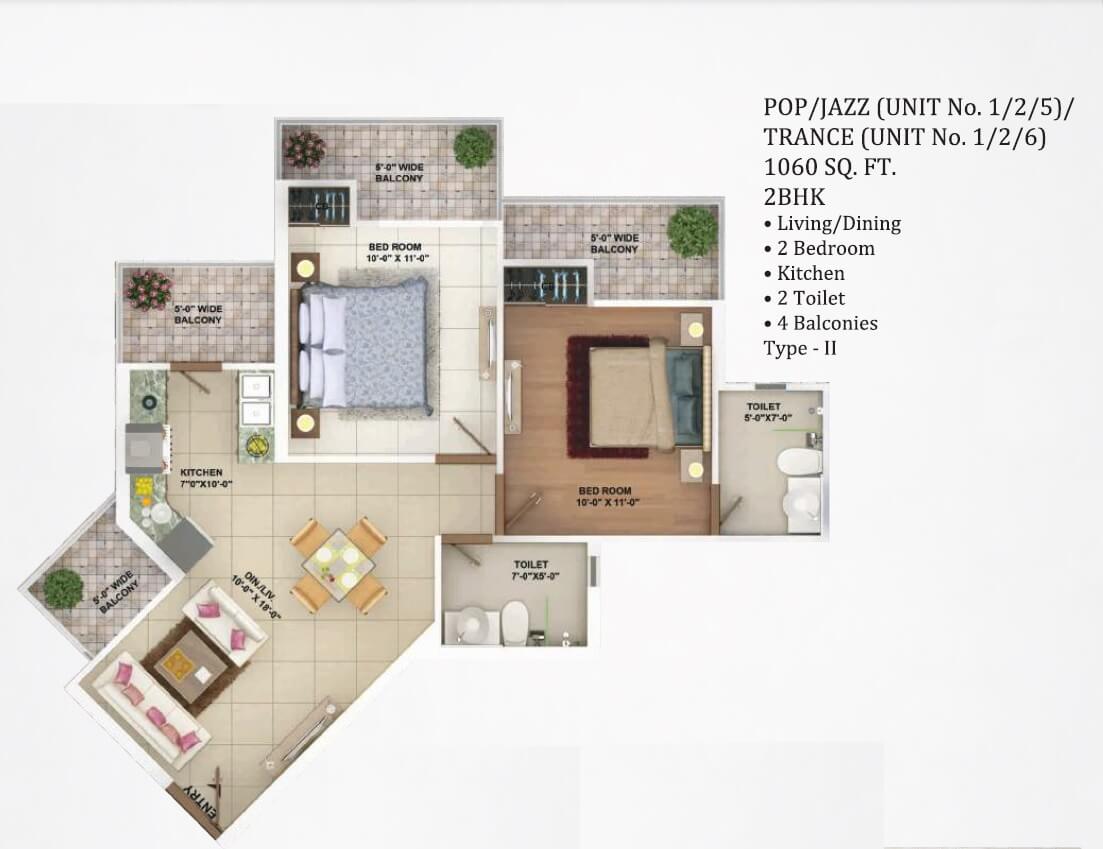 Rhythm CCounty — floor plan 1