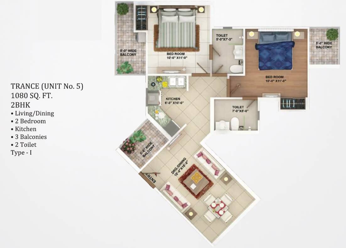 Rhythm CCounty — floor plan 2