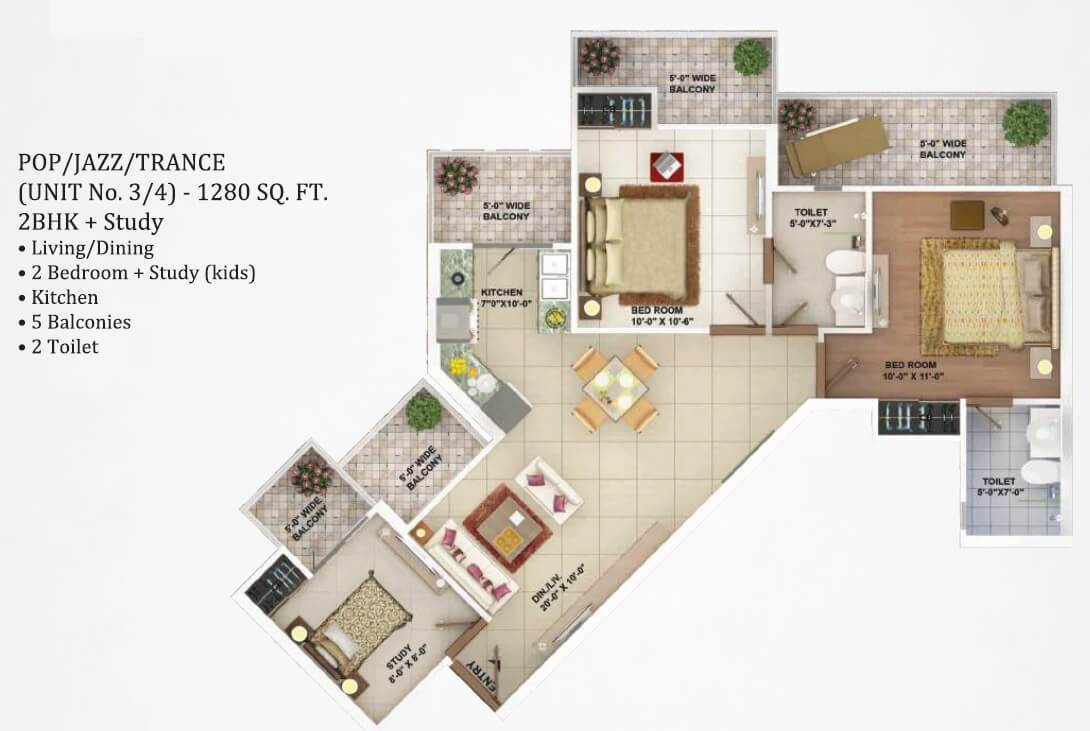 Rhythm CCounty — floor plan 3