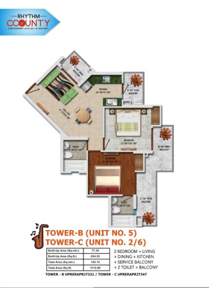 Rhythm CCounty — floor plan 8