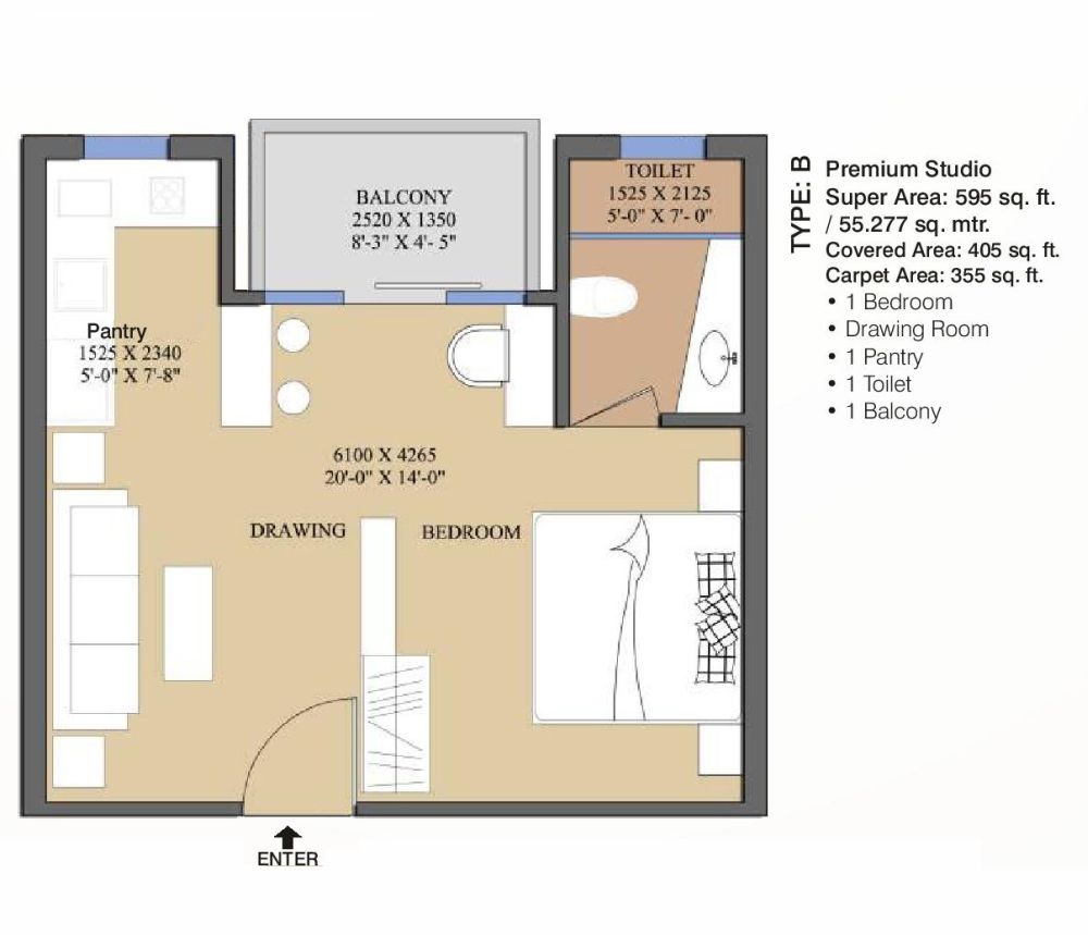 Oasis Venetia Heights — floor plan 1