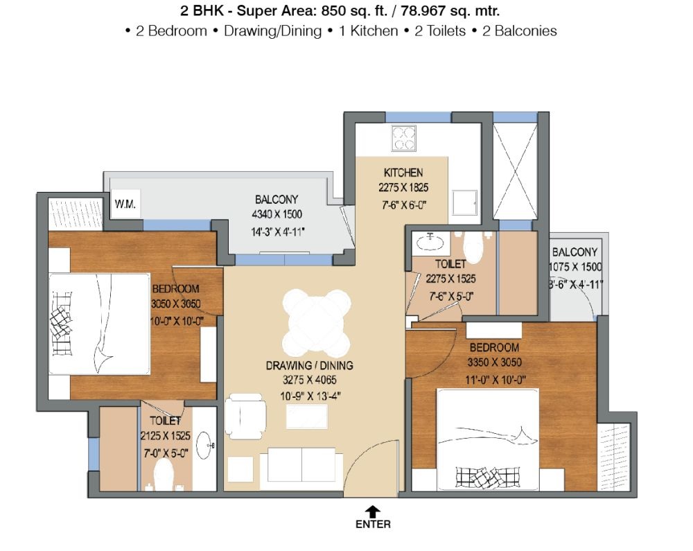 Oasis Venetia Heights — floor plan 3