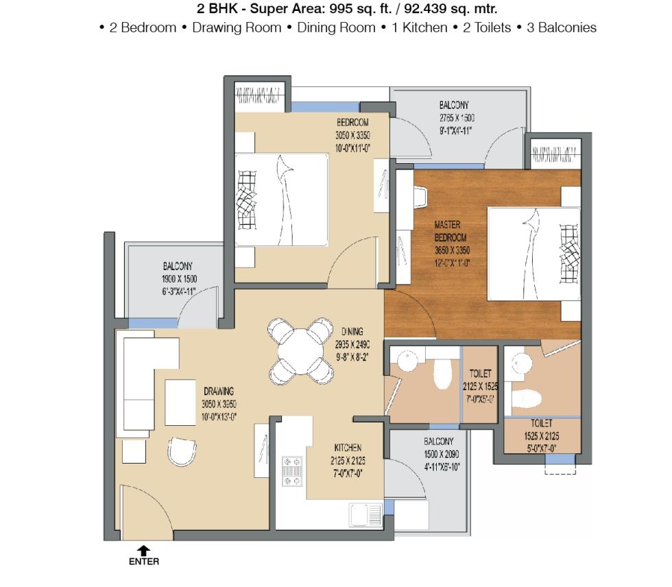 Oasis Venetia Heights — floor plan 5
