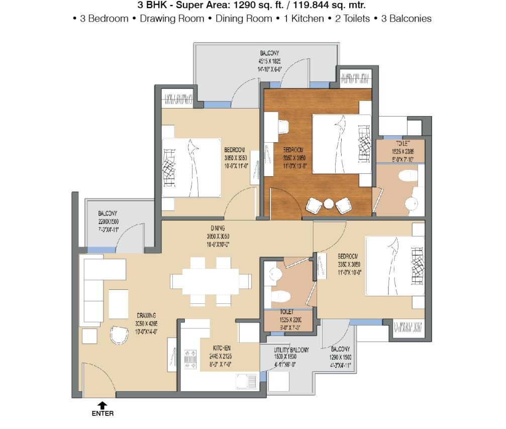 Oasis Venetia Heights — floor plan 9