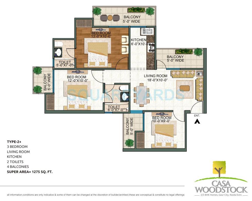 Casa Woodstock — floor plan 2
