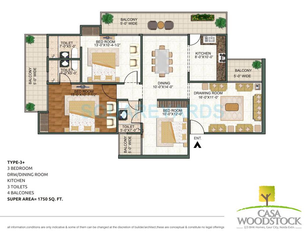 Casa Woodstock — floor plan 3