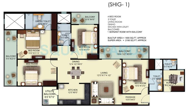 Mahagun Mywoods II — floor plan 8