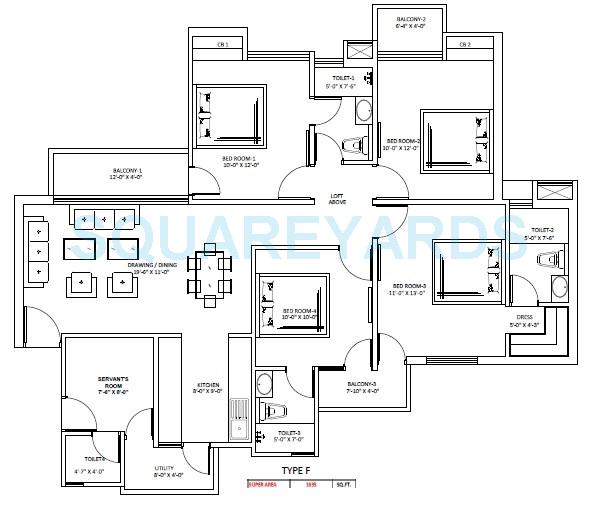 Sikka Kaamya Greens — floor plan 6