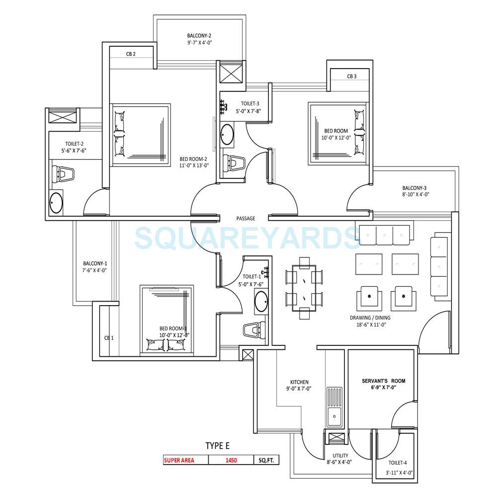 Sikka Kaamya Greens — floor plan 5