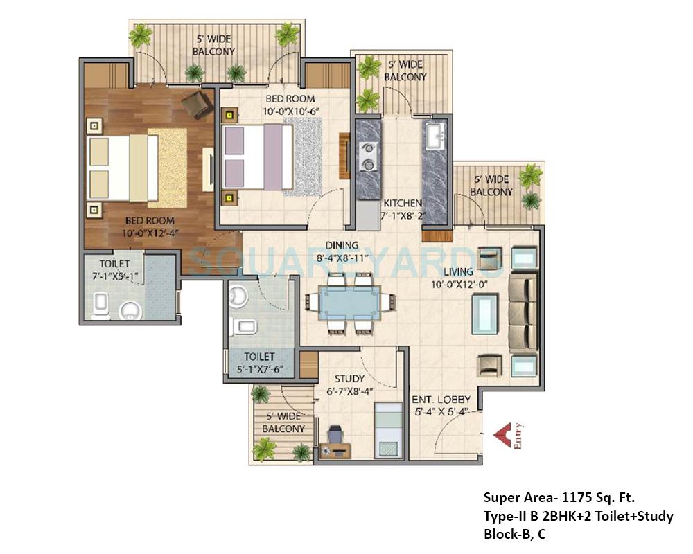 BSB Vaibhav Heritage Height — floor plan 2