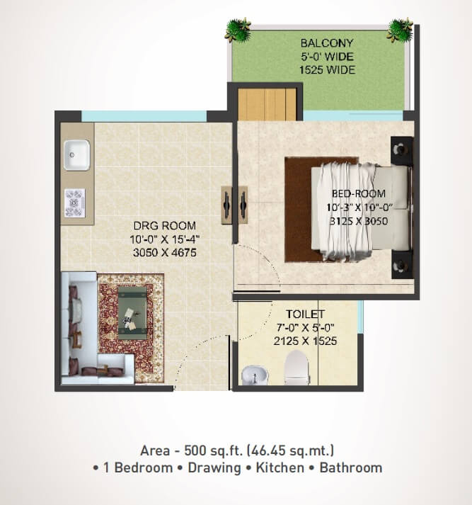 Supertech Shaan — floor plan 1