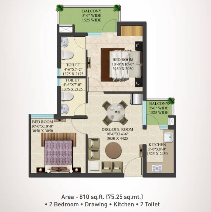 Supertech Shaan — floor plan 3