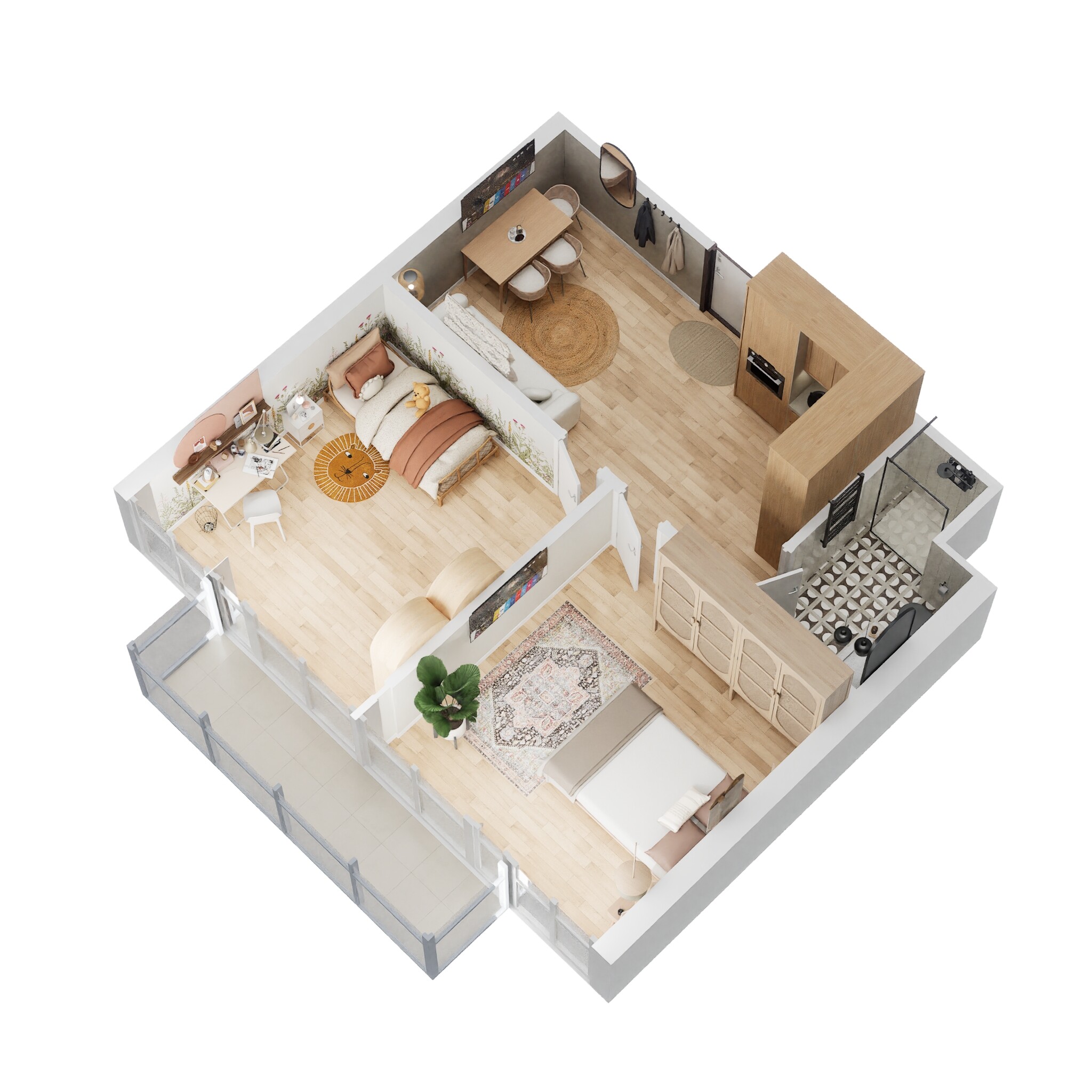 M3M One Key Resiments — floor plan 2