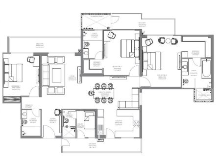 Godrej Palm Retreat — floor plan 5