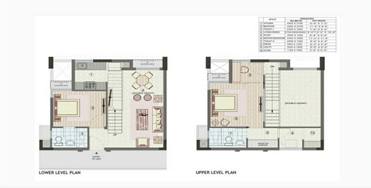 Jaypee Green Wish town Klassic — floor plan 1