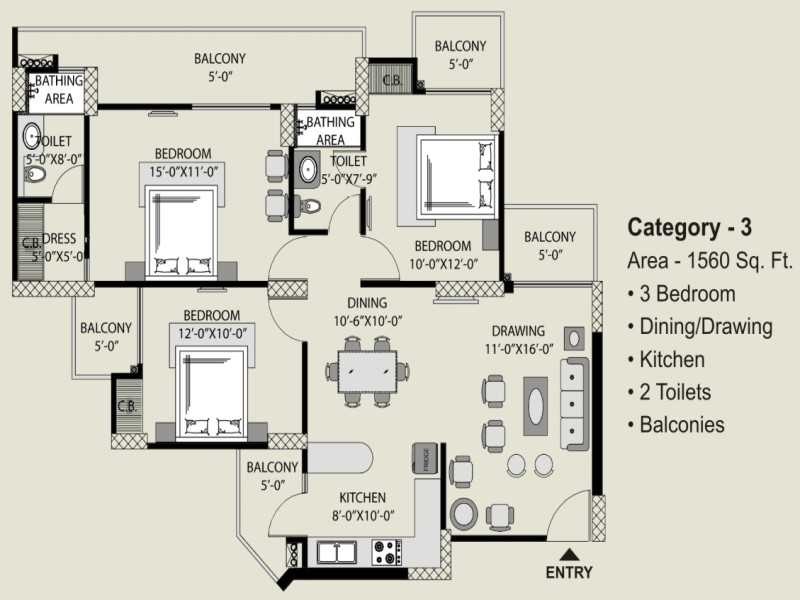 The Exotic fresco — floor plan 2