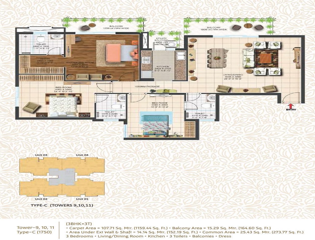Ace One Imperial Tower — floor plan 4