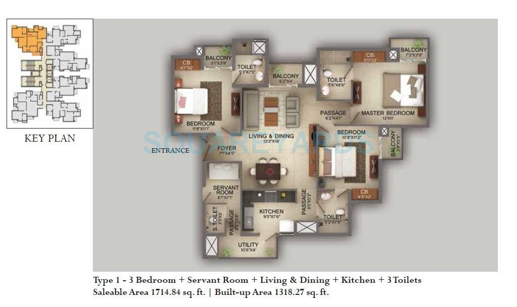 Wave City Center - Vasilia — floor plan 3
