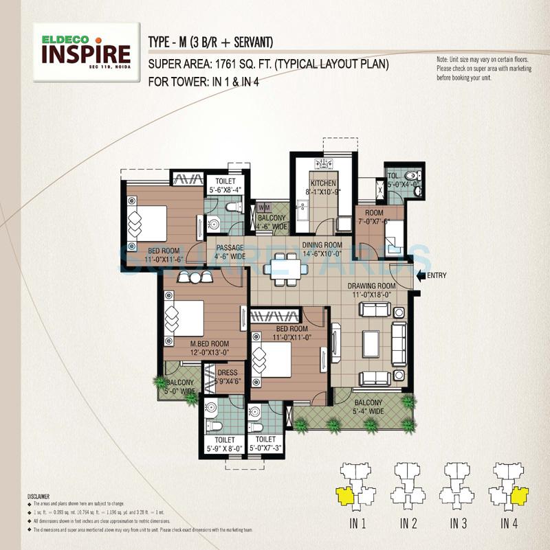 Eldeco Inspire — floor plan 10