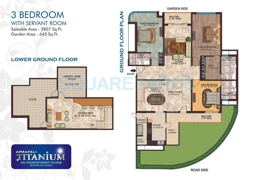 Amrapali Titanium — floor plan 1