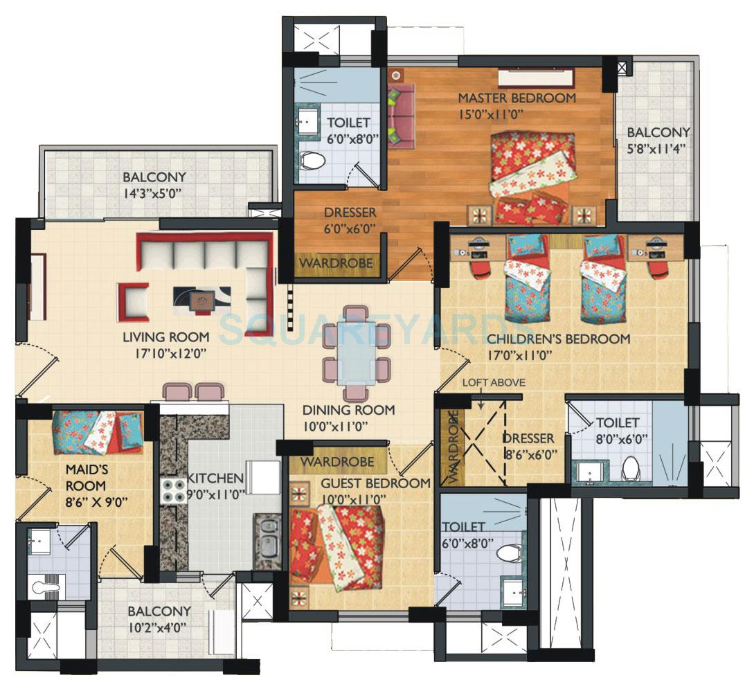 Assotech Windsor Court — floor plan 6