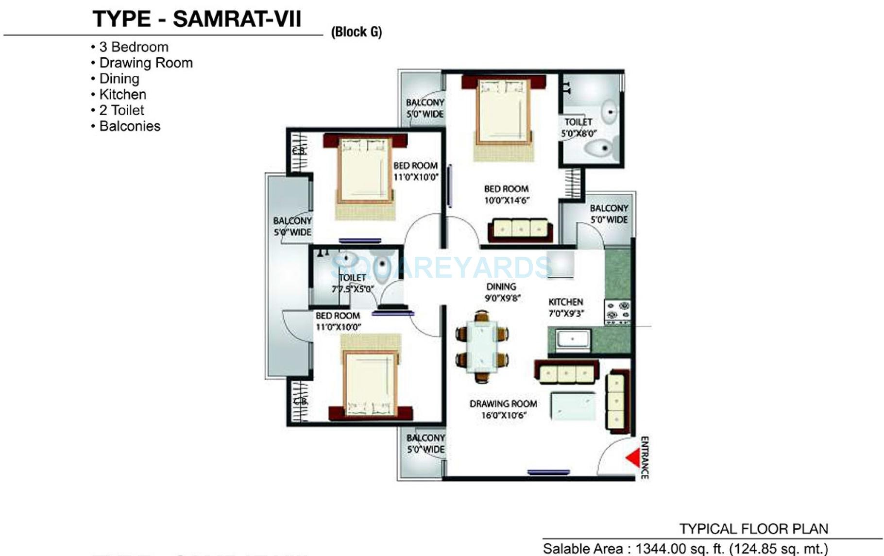 Gaur Grandeur — floor plan 9
