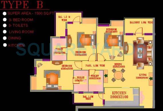ATS Green Village — floor plan 2