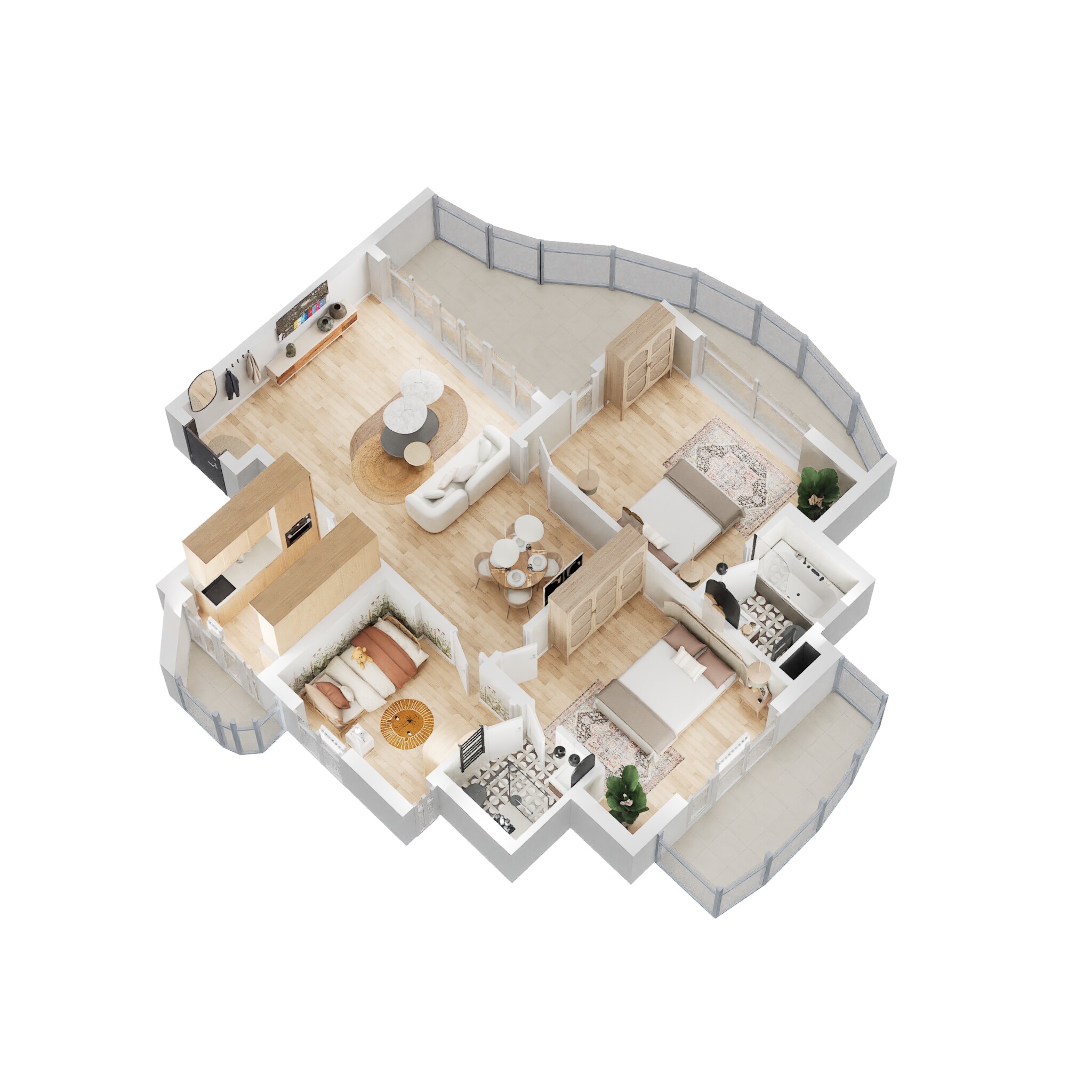 Eldeco Utopia — floor plan 2