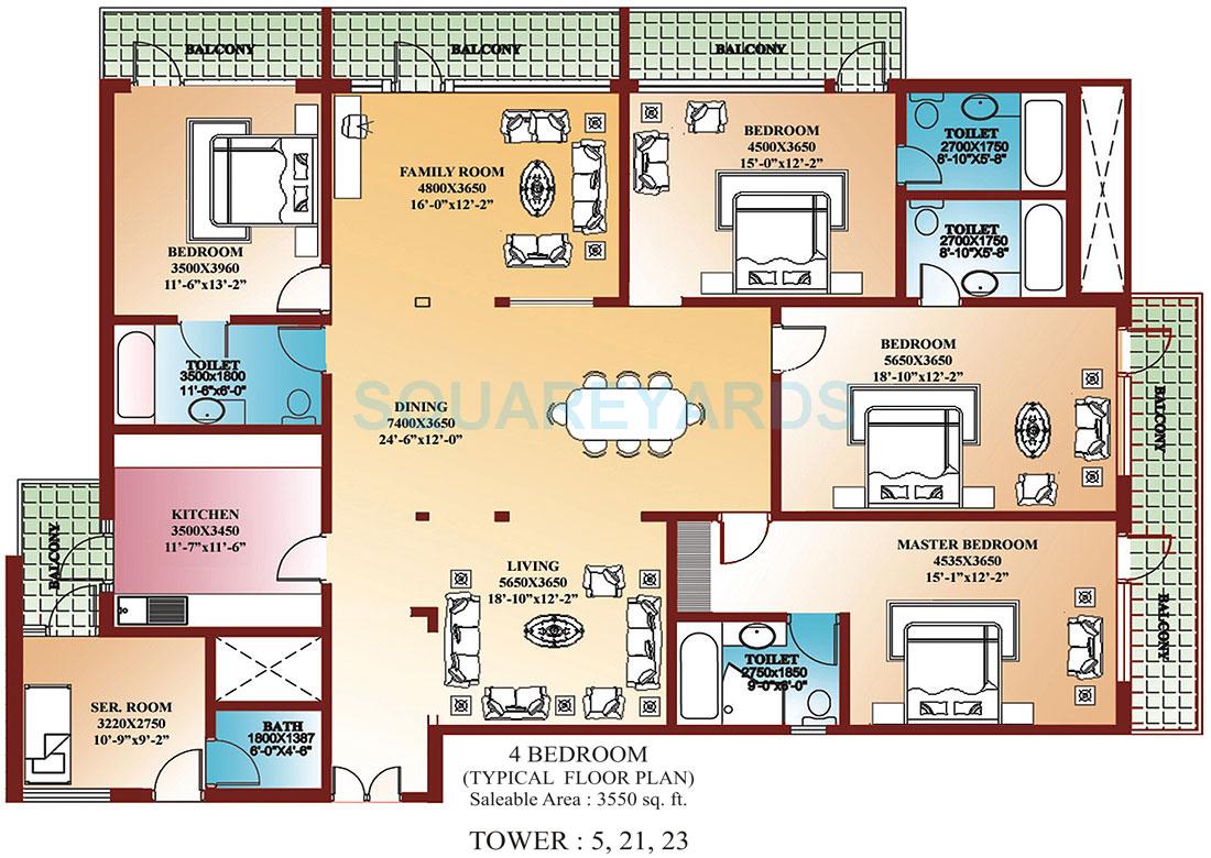 Parsvnath Srishti — floor plan 2
