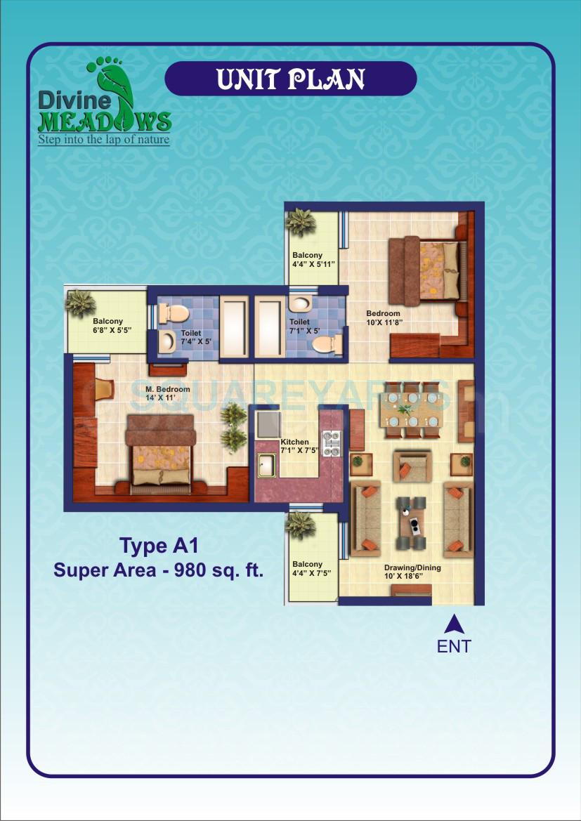 Divine Meadows — floor plan 1
