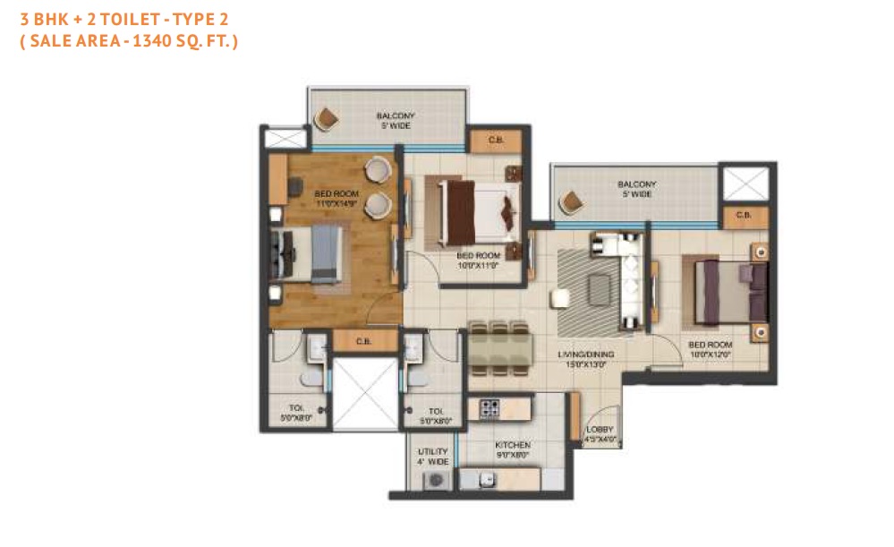 Amrapali Adarsh Awas Yojna — floor plan 7